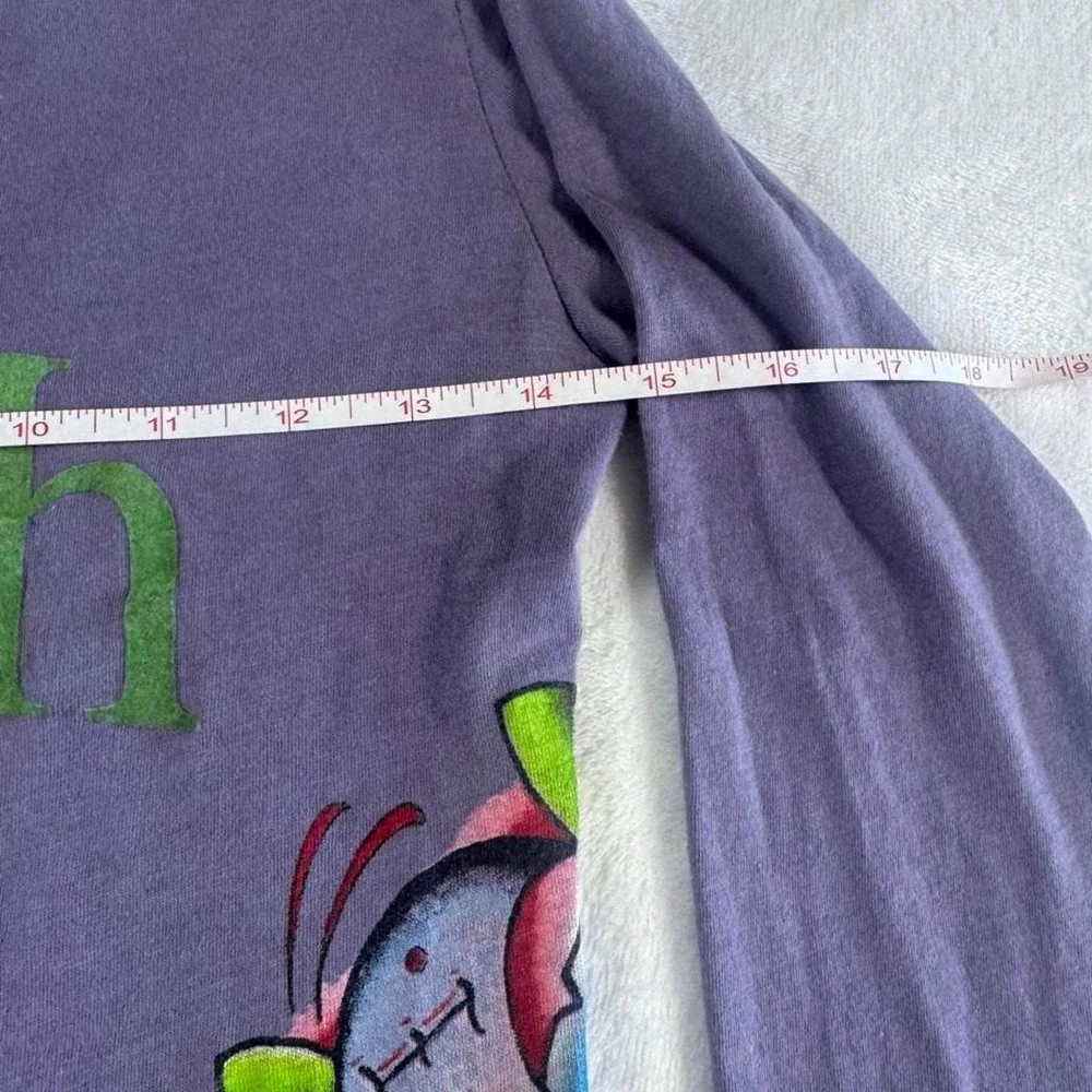 Rare grail Christian Audigier‎ Ed Hardy purple cash graphic top y2k vintage